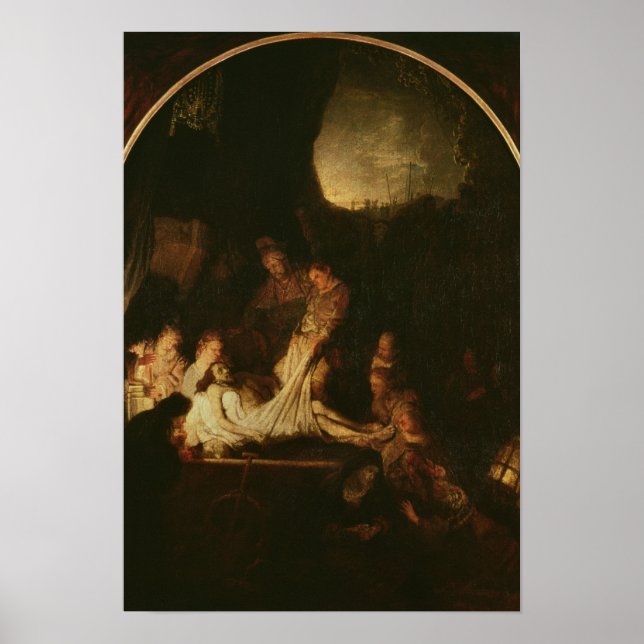Póster Entombment, c.1639 (Frente)