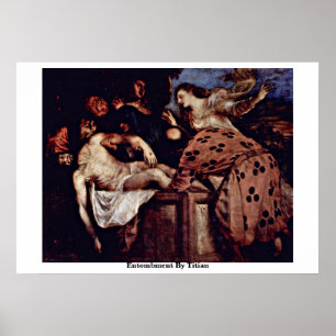 Póster Entombment por Titian