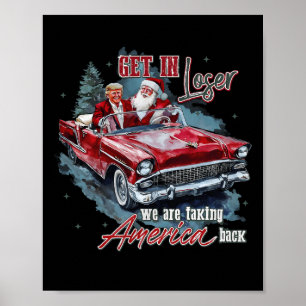 Poster Entra Em Perdedor Estamos A Levar A América De Vol