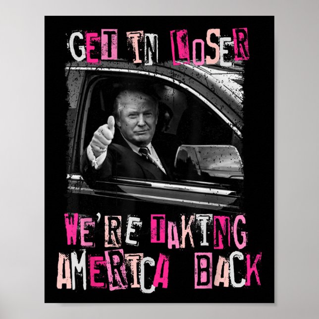 Poster Entra Em Perdedor, Estamos Levando A América De Vo (Frente)