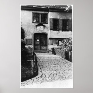 Póster Entrada à casa de Johann Sebastian Bach