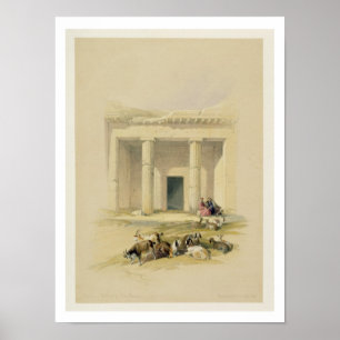 Póster Entrada às cavernas de Bani Hasan, de "Egipto a