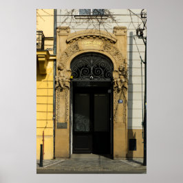 Poster Entrada da ornamentado