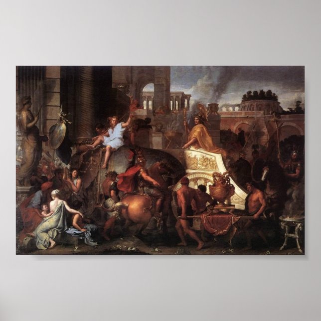 Póster Entrada De Alexander Na Babilônia (Frente)