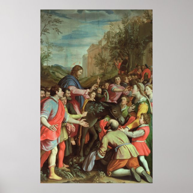 Póster Entrada de Cristos em Jerusalém (Frente)