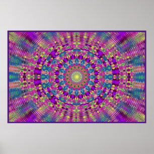 Póster Entrada de Flor nas Montanhas