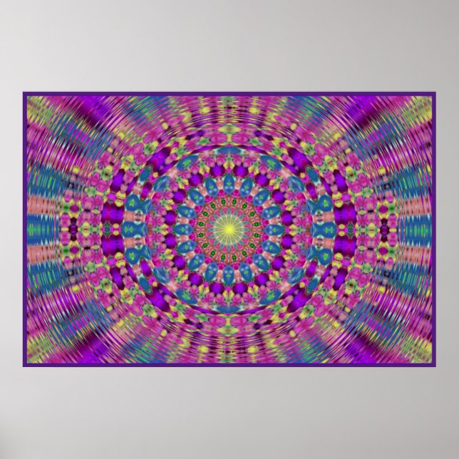 Póster Entrada de Flor nas Montanhas (Frente)