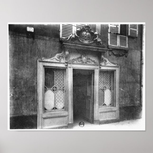 Póster Entrada de um bordel em Paris (Frente)