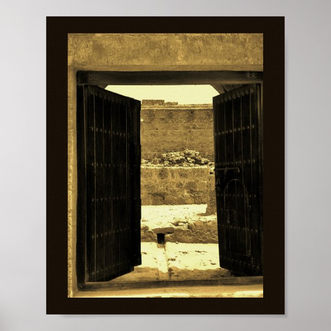 Póster Entrada do Forte Arad (Frente)