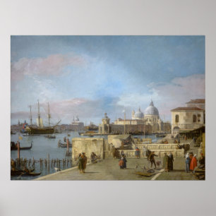 Póster Entrada do Grande Canal do Molo, Veneza