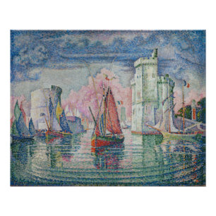 Póster Entrada do Porto de La Rochelle, Paul Signac
