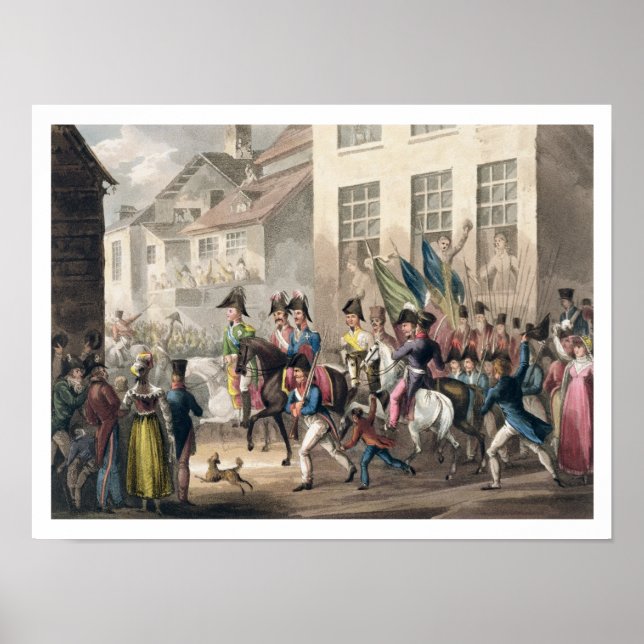 Póster Entrada dos Aliados em Paris, 31 de março de 1814 (Frente)