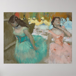 Poster Entrada dos dançarinos mascarados Degas Canvas Imp