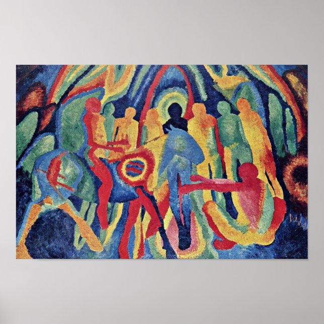 Póster Entrada Em Jerusalém Por Morgner Wilhelm (Frente)