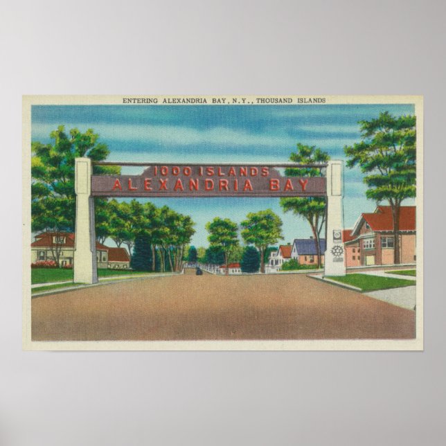 Poster Entrada para Alexandria Bay View (Frente)