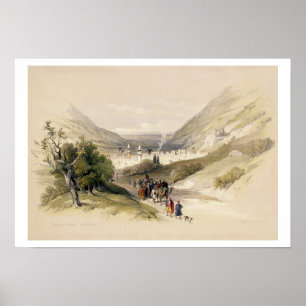 Póster Entrada para Nablous, 17 de abril de 1839, placa 4