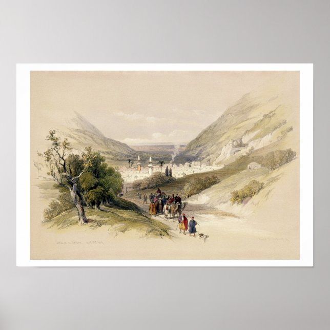 Póster Entrada para Nablous, 17 de abril de 1839, placa 4 (Frente)