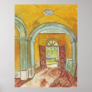 Poster Entrance Hall of Santo-Paul Hospital - Van Gogh