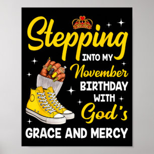 Poster Entrando Na Minha Rainha De Aniversário De Novembr