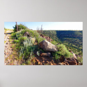 Poster Entrando no Planalto de Mesa Preta (Saturado a Cor