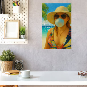 Poster Entrando nos 40 Aniversário de Babe da Praia Tropi