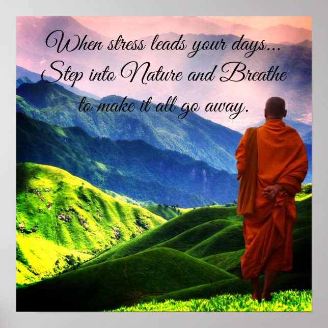 Poster Entrar na natureza (Frente)