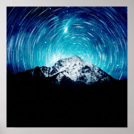Poster Entre a galáxia e a montanha