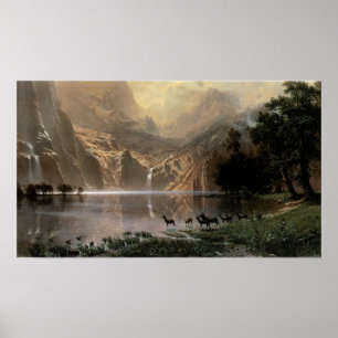 Poster Entre a serra montanhas de Nevada
