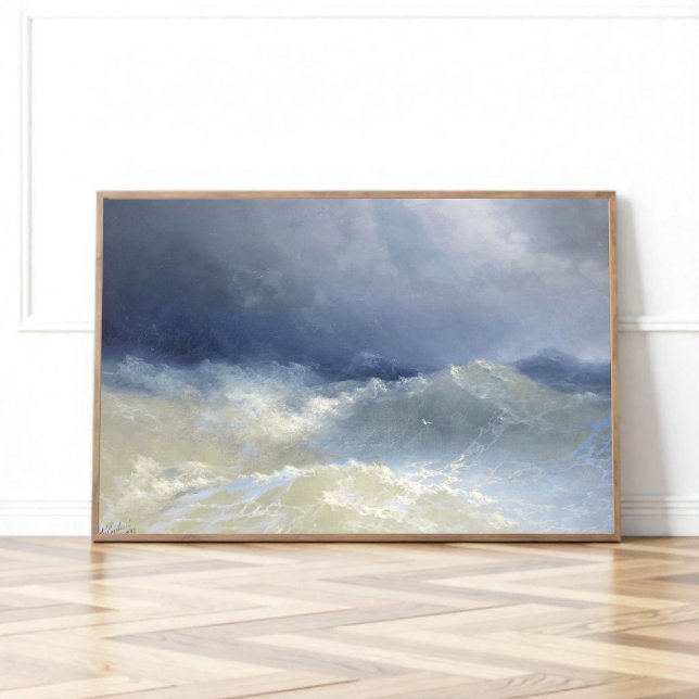 Poster Entre as Ondas, Aivazovsky (Criador carregado)