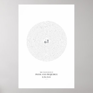 Poster Entre as palavras: Orgulho e Preconceito