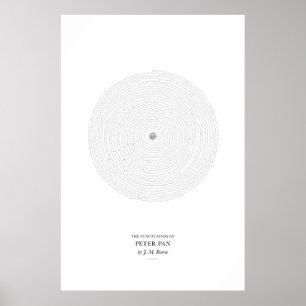 Póster Entre as palavras: Peter Pan