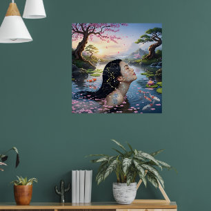 Poster "Entre Blossom e Fórmula" - Um Retrato Digital