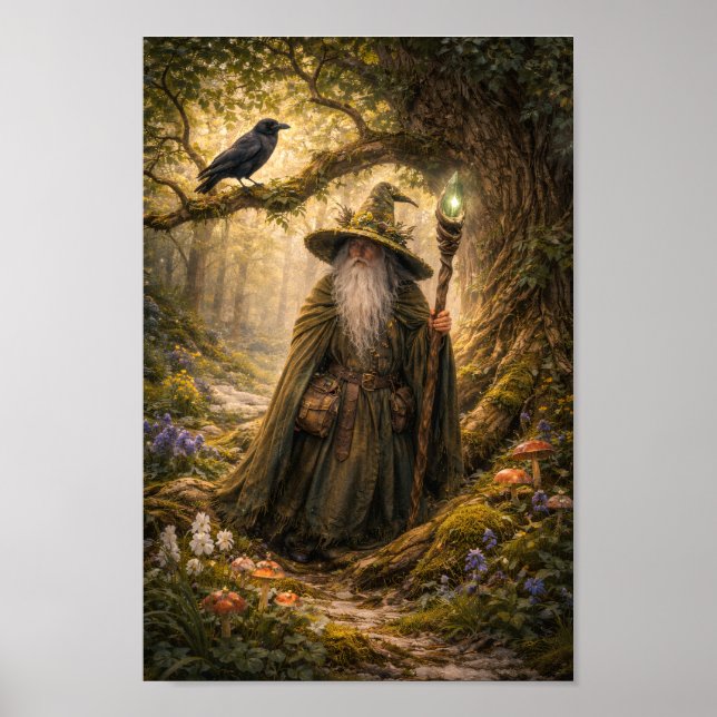 Poster Entre Cogumelos e Magia (Frente)
