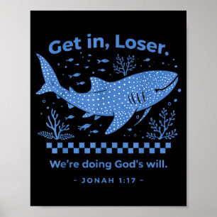 Poster Entre, estamos fazendo a vontade de Deus bíblia cr