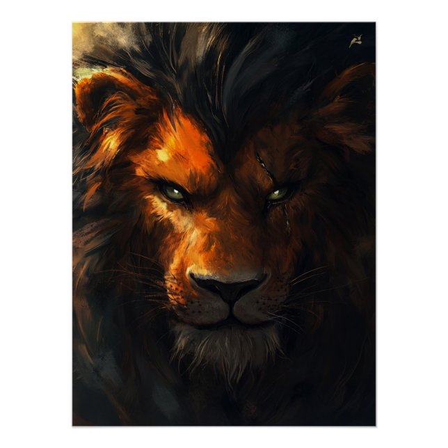 Póster Entre Leões (Frente)