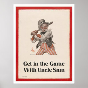 Poster Entre no jogo com o tio Sam