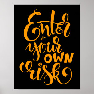 Poster Entre No Seu Próprio Script De Risco II De Boas-Vi