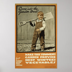 Poster Entre o pai do jardim!