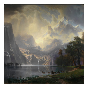 Póster Entre Serra Nevada, paisagem da montanha