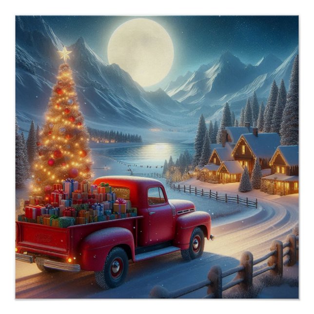 Póster Entrega da Véspera de Natal Mágica (Frente)