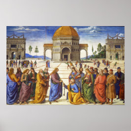 Poster Entrega das Chaves | Pietro Perugino |