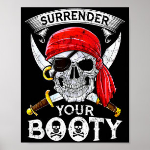 Poster Entregue Sua Taxa de Bunda Caveira Engraçada Jolly