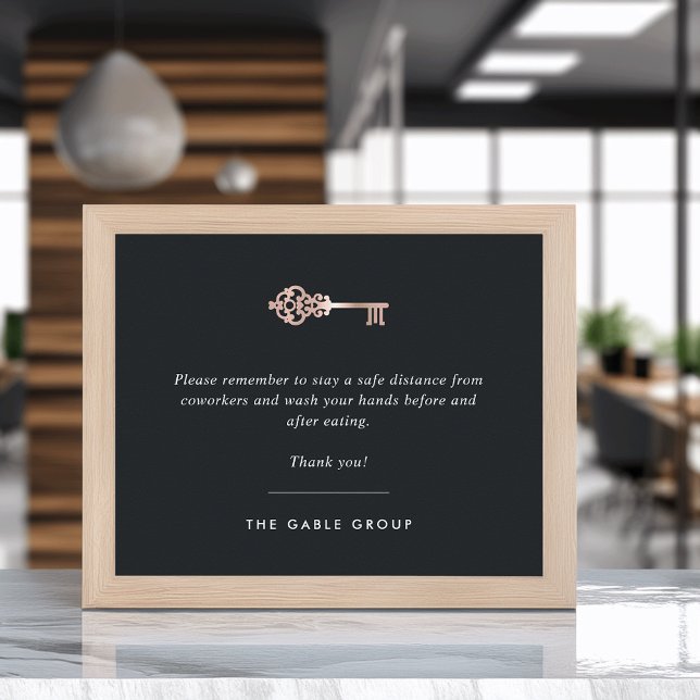 Poster Entreposto imobiliário para salas de cirurgia/segu (Criador carregado)