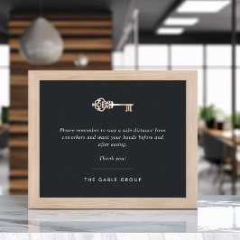 Poster Entreposto imobiliário para salas de cirurgia/segu