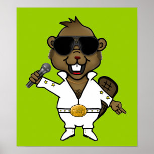 Póster Entretenedor do clube noturno