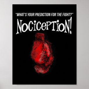 Poster Entusiasta de Filme de Boxe Anatomia Estudante de
