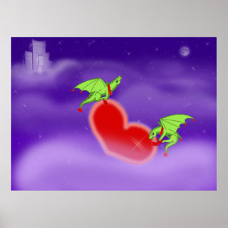 Póster Enviando-te amor