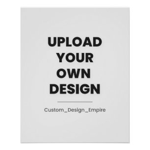 Póster Envie Seu Próprio Design Aqui   Modelo Personaliza