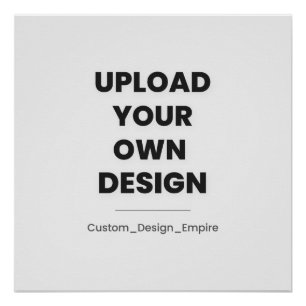 Póster Envie Seu Próprio Design Aqui   Modelo Personaliza