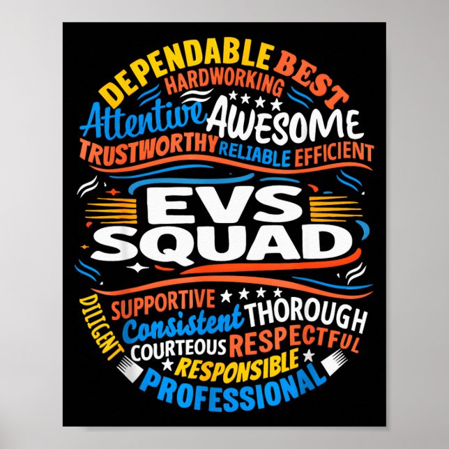 Poster Environmental Services Squad Week Appreciation Fun (Frente)